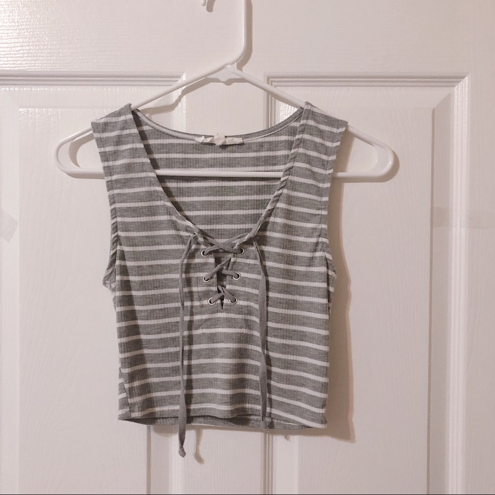 Stripe crop top